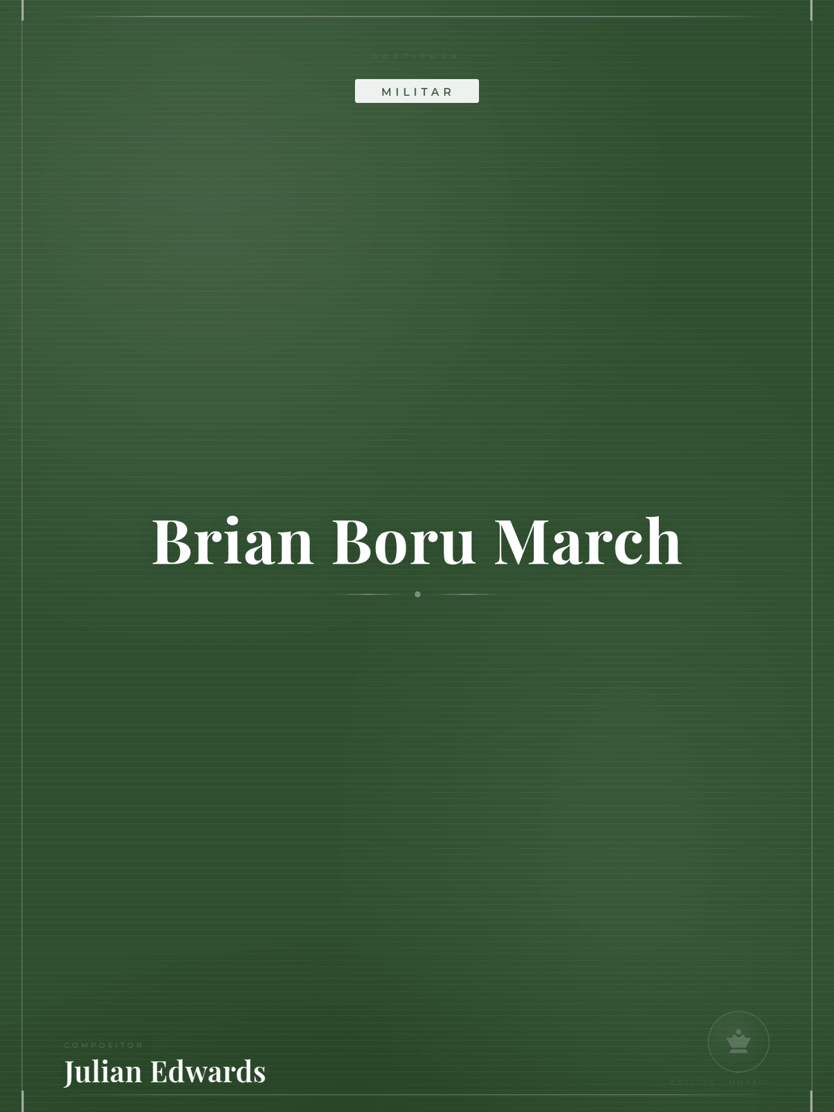 Portada de Brian Boru March