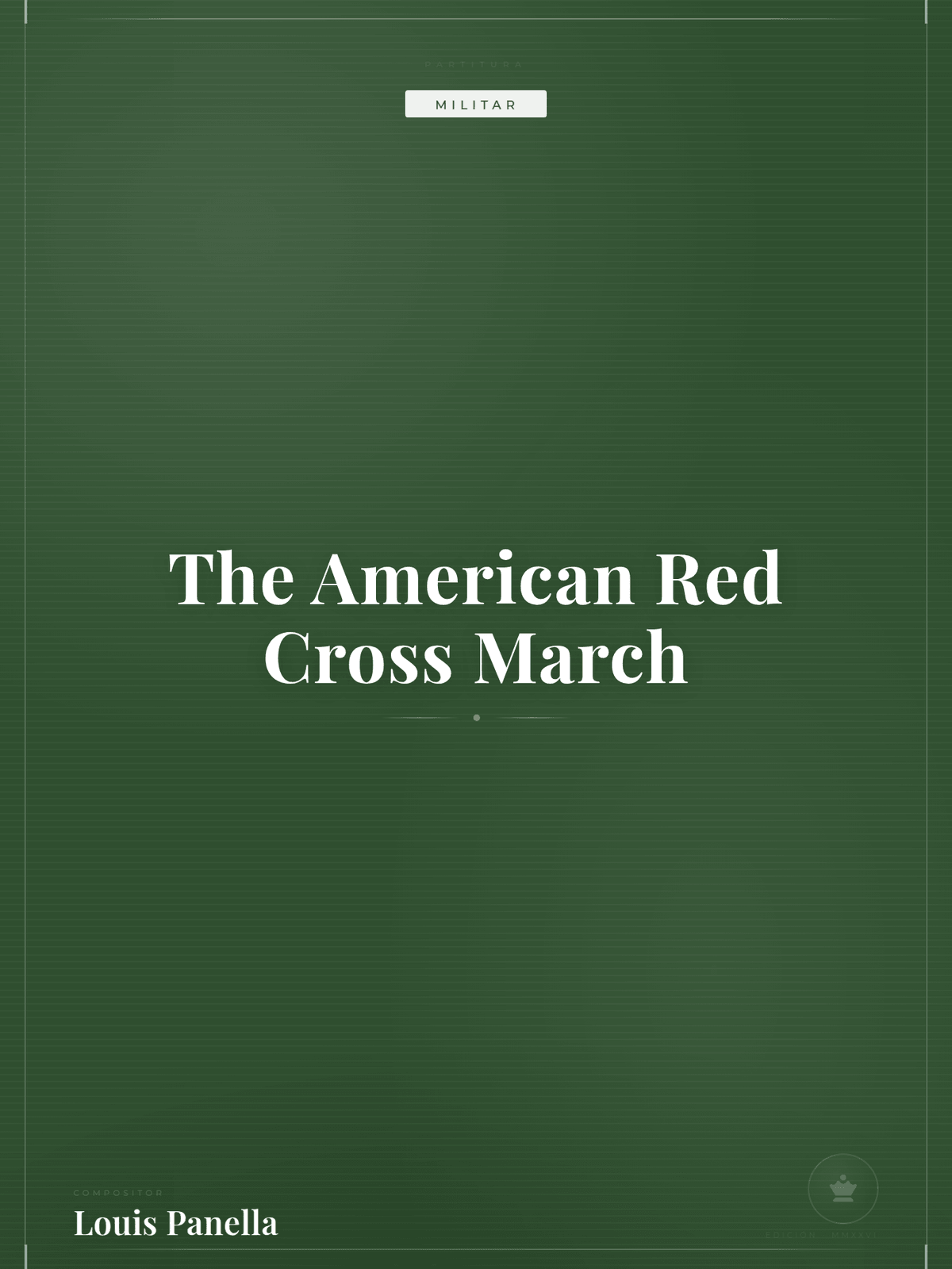 Portada de The American Red Cross March