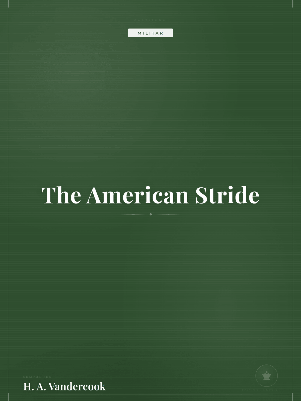 Portada de The American Stride