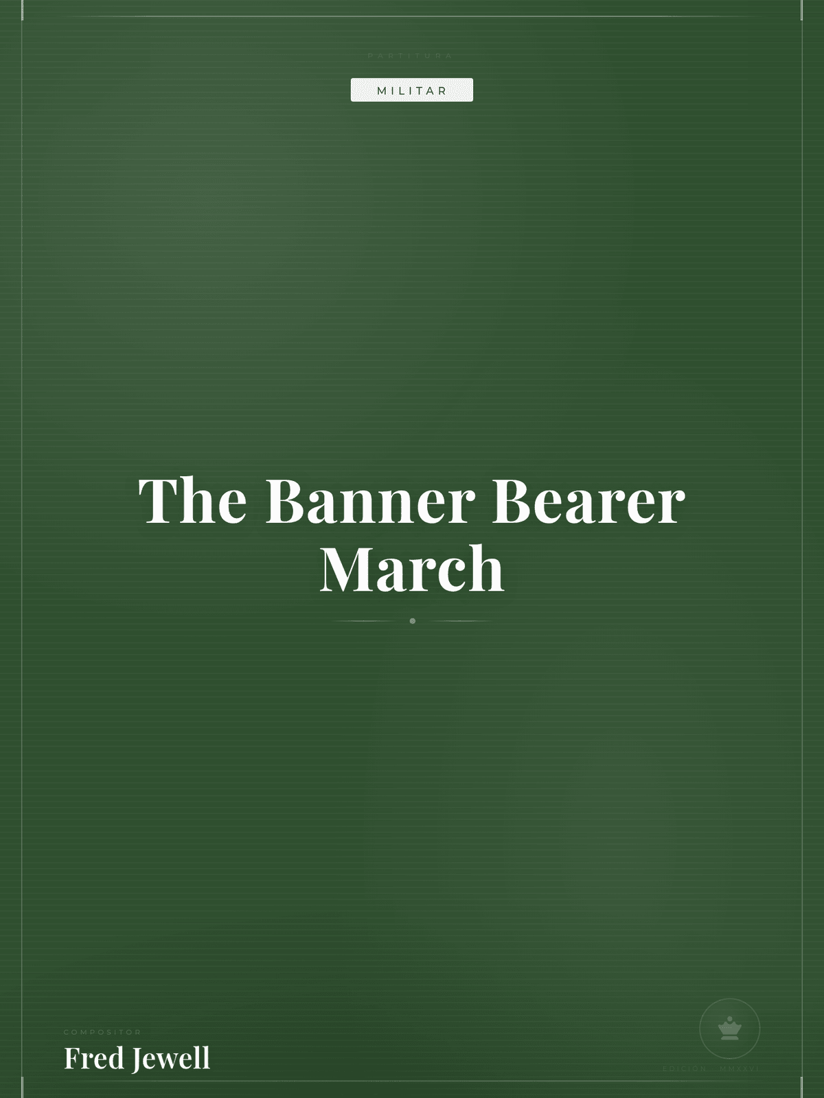 Portada de The Banner Bearer March