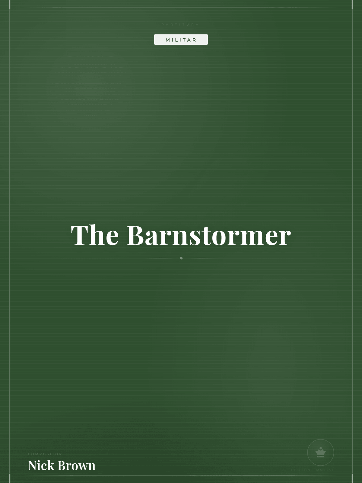 Portada de The Barnstormer