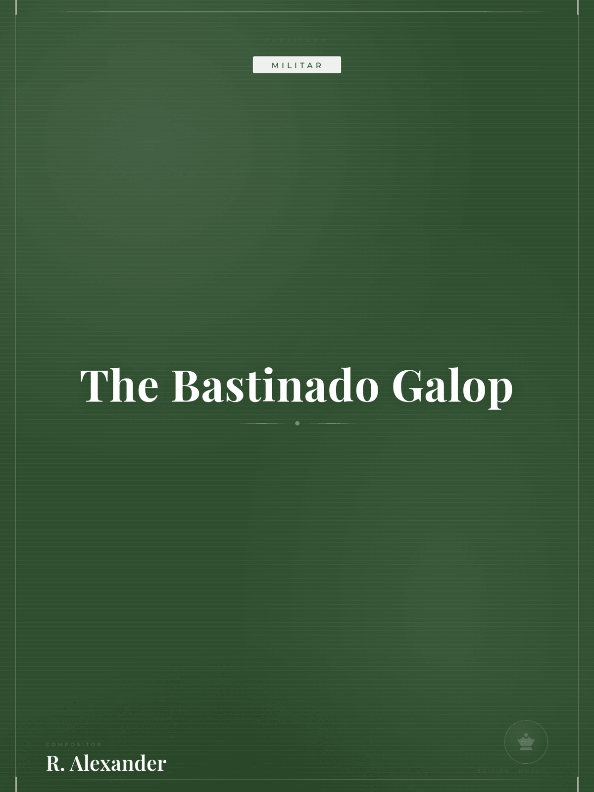 Portada de The Bastinado Galop