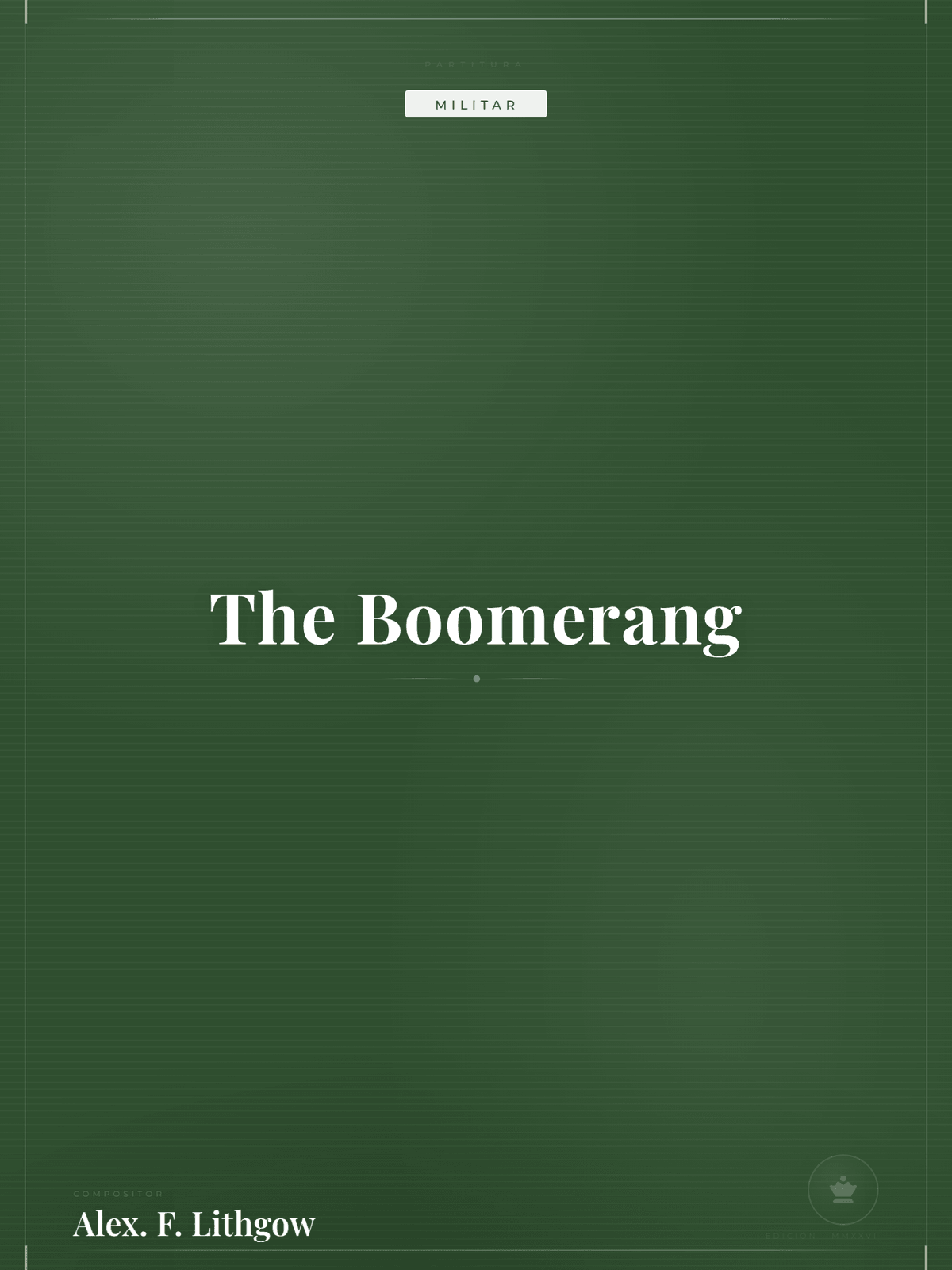 Portada de The Boomerang