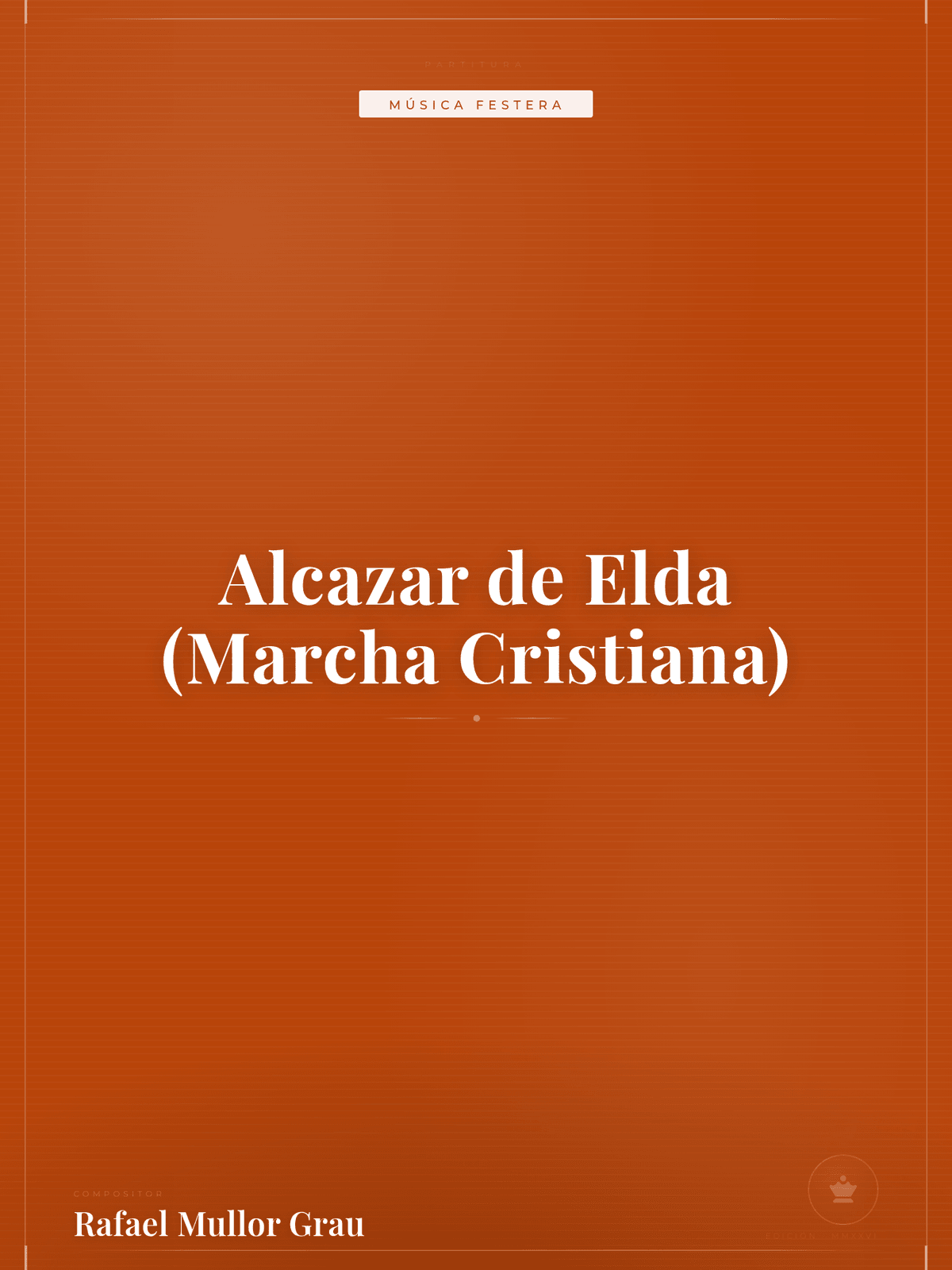 Portada de Alcazar de Elda (Marcha Cristiana)