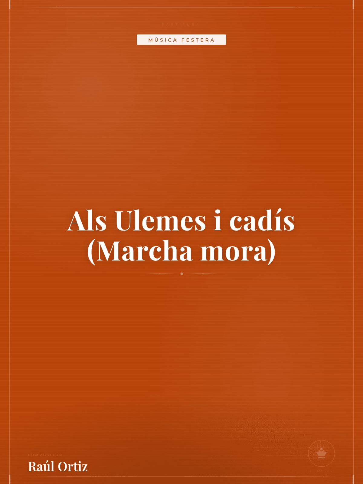 Portada de Als Ulemes i cadís (Marcha mora)
