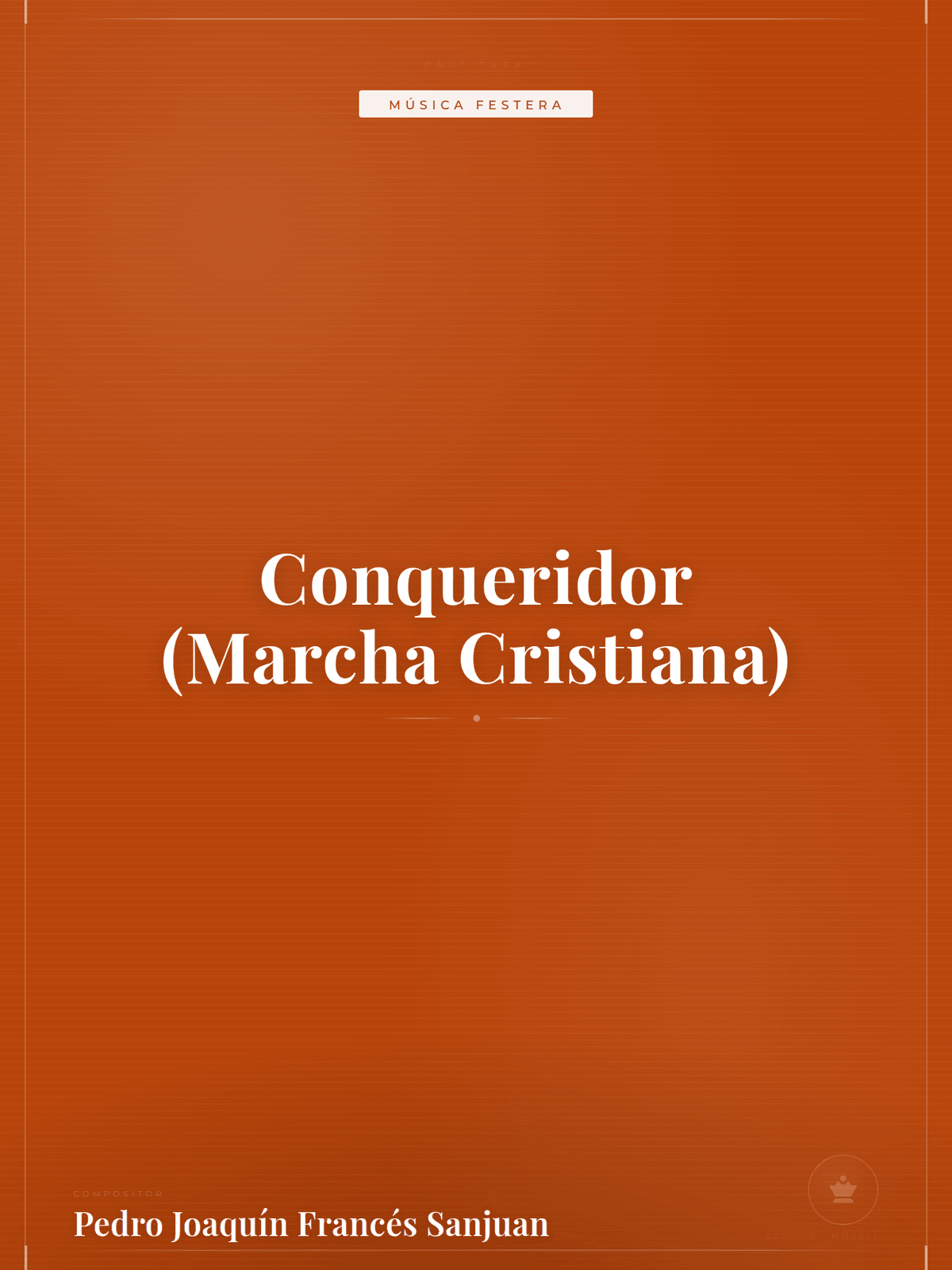 Portada de Conqueridor (Marcha Cristiana)