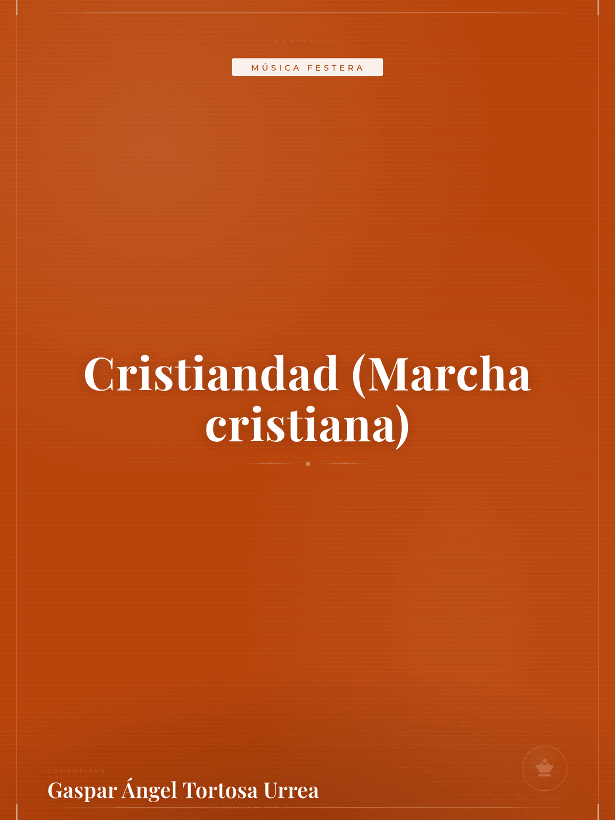 Portada de Cristiandad (Marcha cristiana)