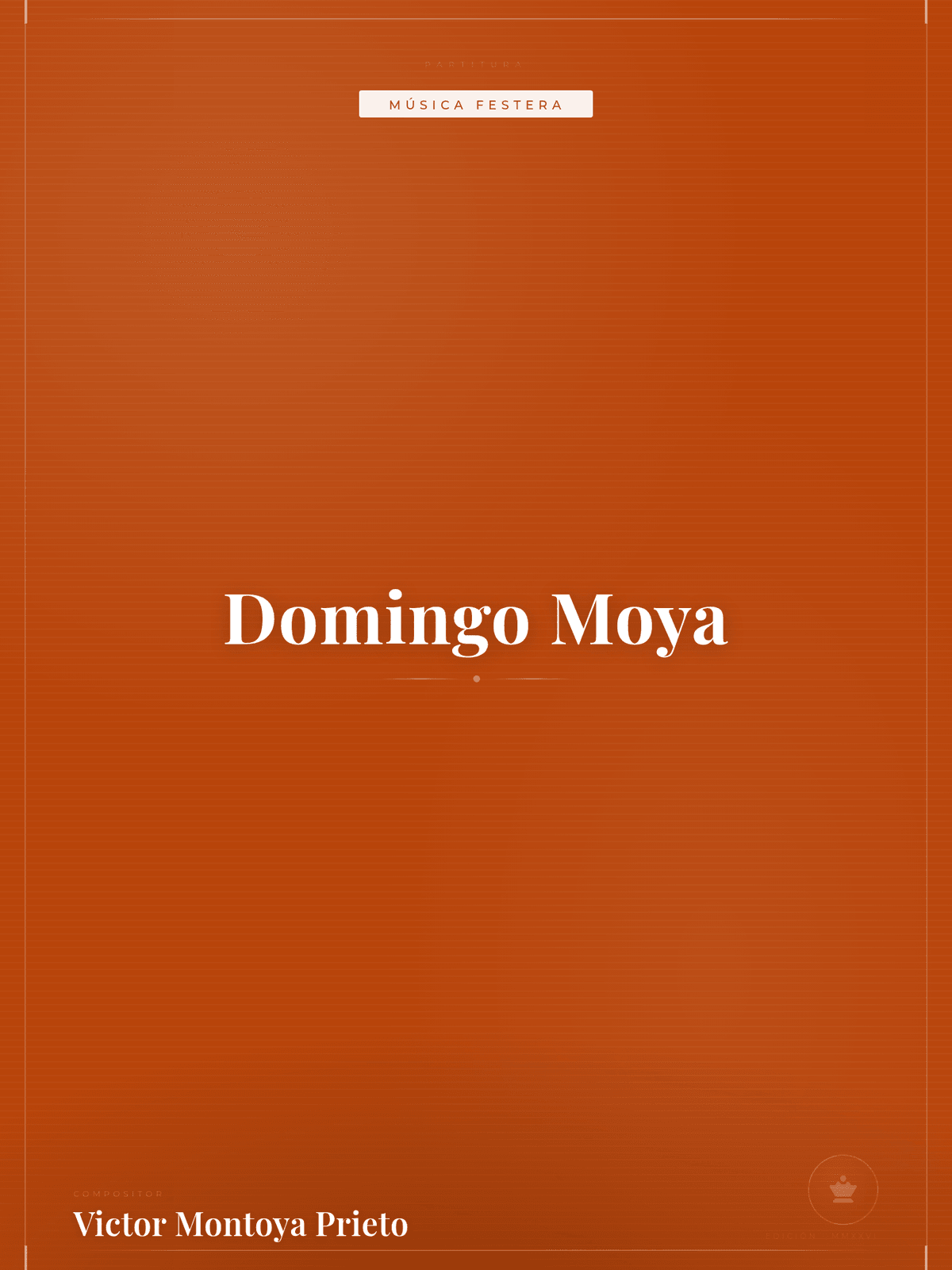 Portada de Domingo Moya