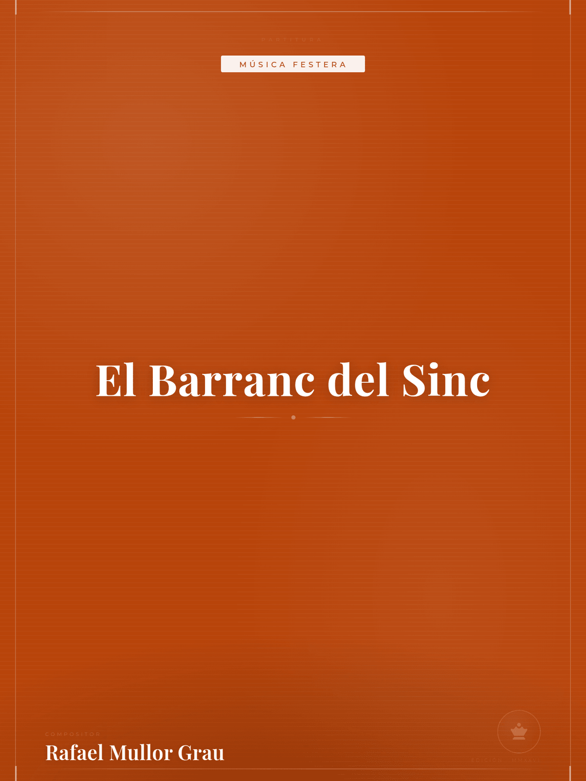 Portada de El Barranc del Sinc