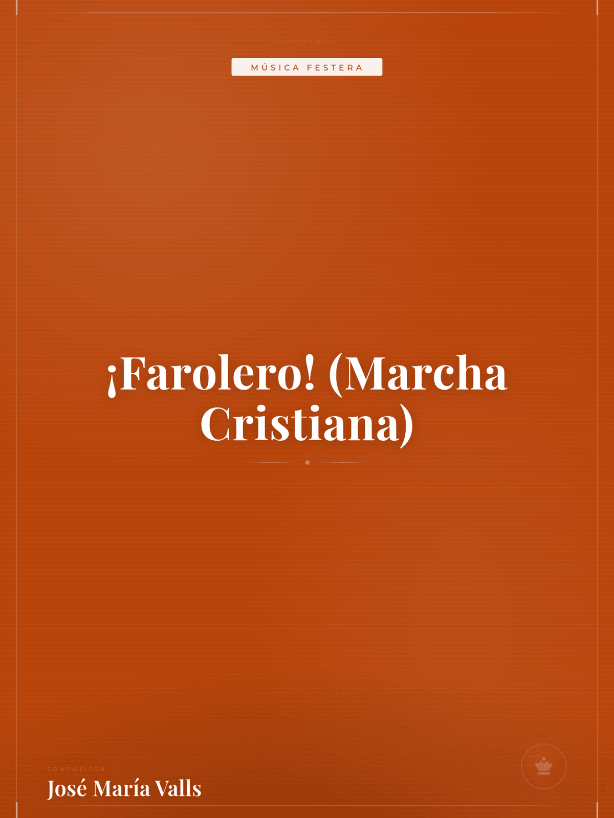 Portada de ¡Farolero! (Marcha Cristiana)