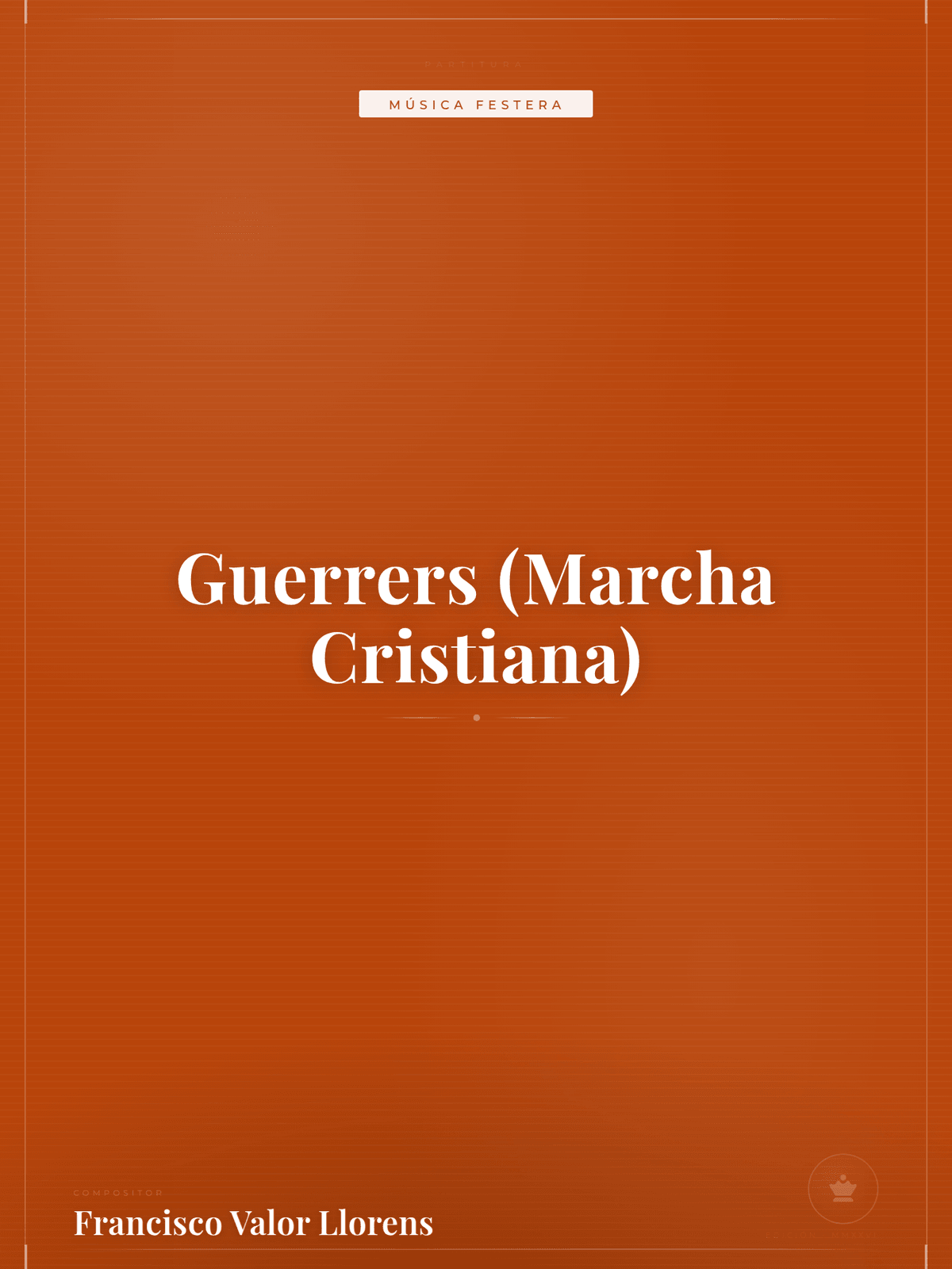 Portada de Guerrers (Marcha Cristiana)