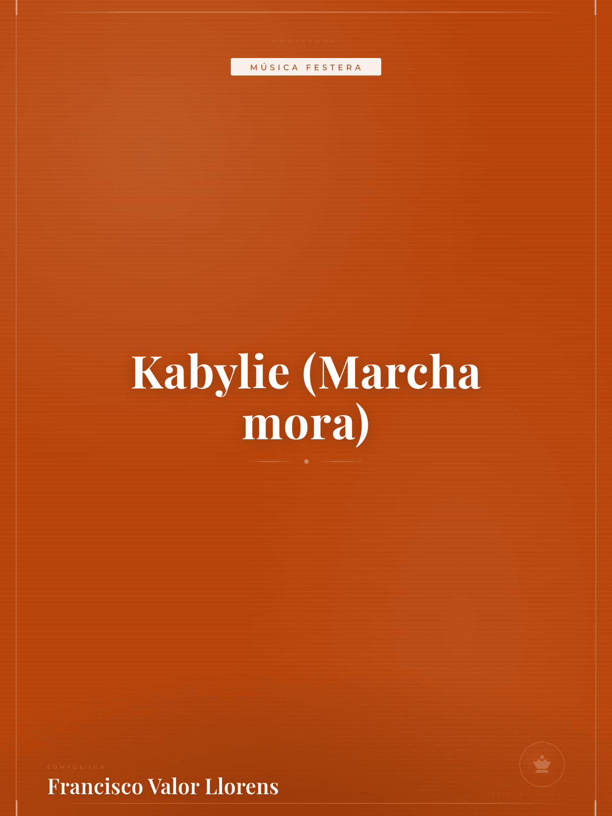 Portada de Kabylie (Marcha mora)