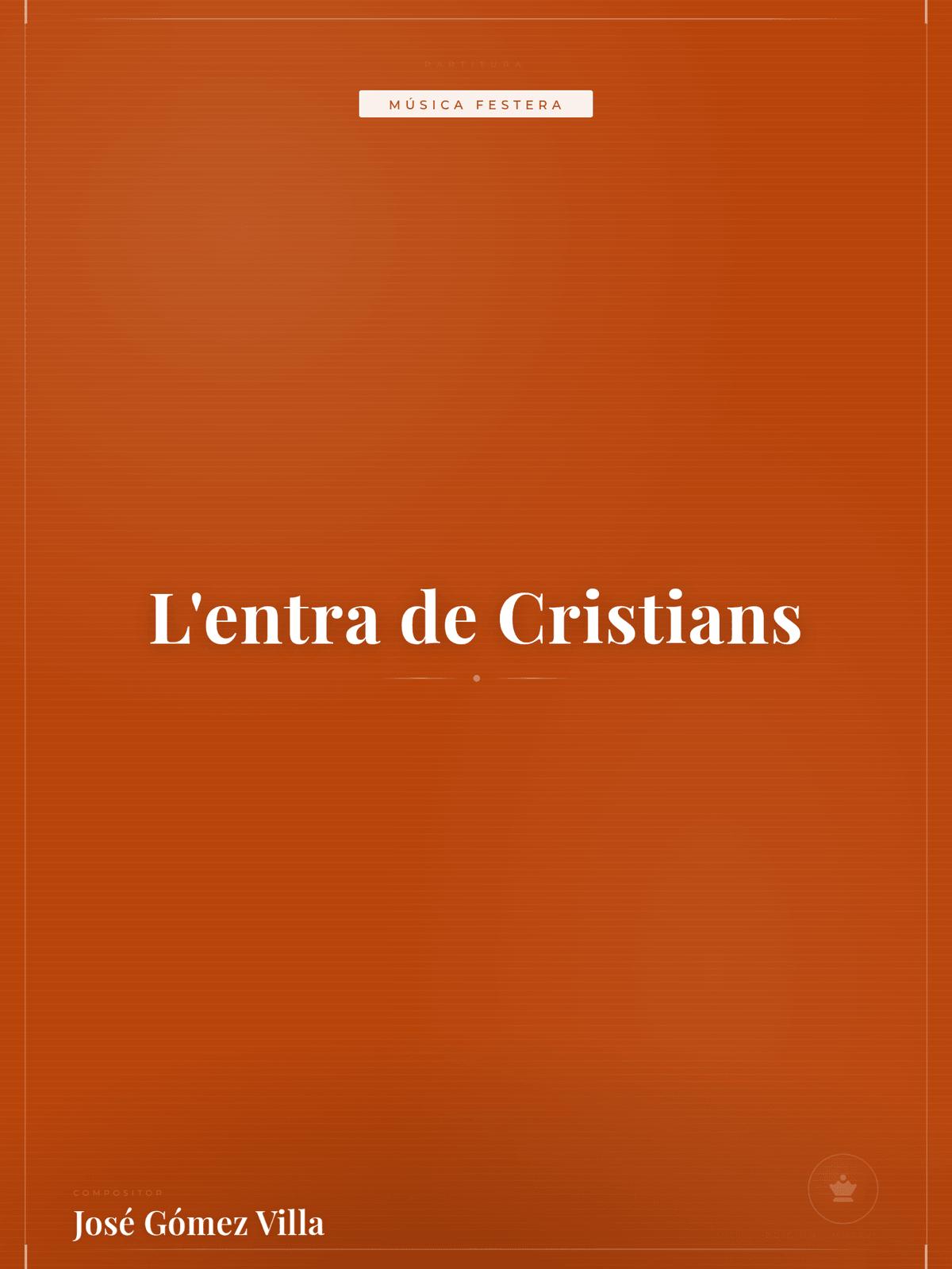 Portada de L'entra de Cristians