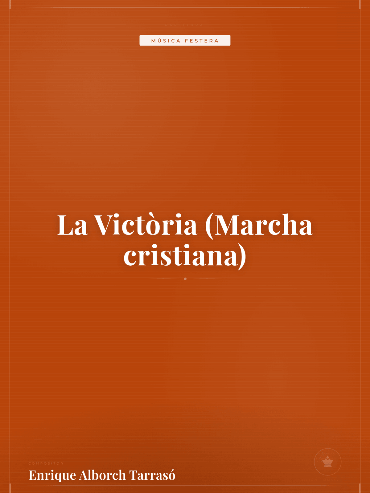 Portada de La Victòria (Marcha cristiana)