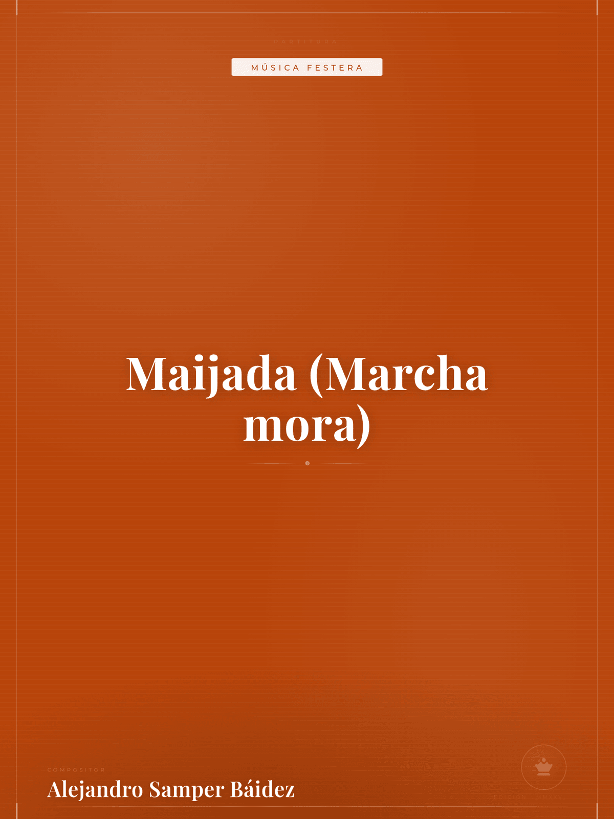 Portada de Maijada (Marcha mora)