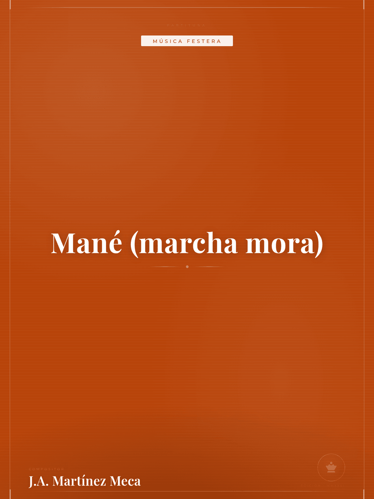 Portada de Mané (marcha mora)