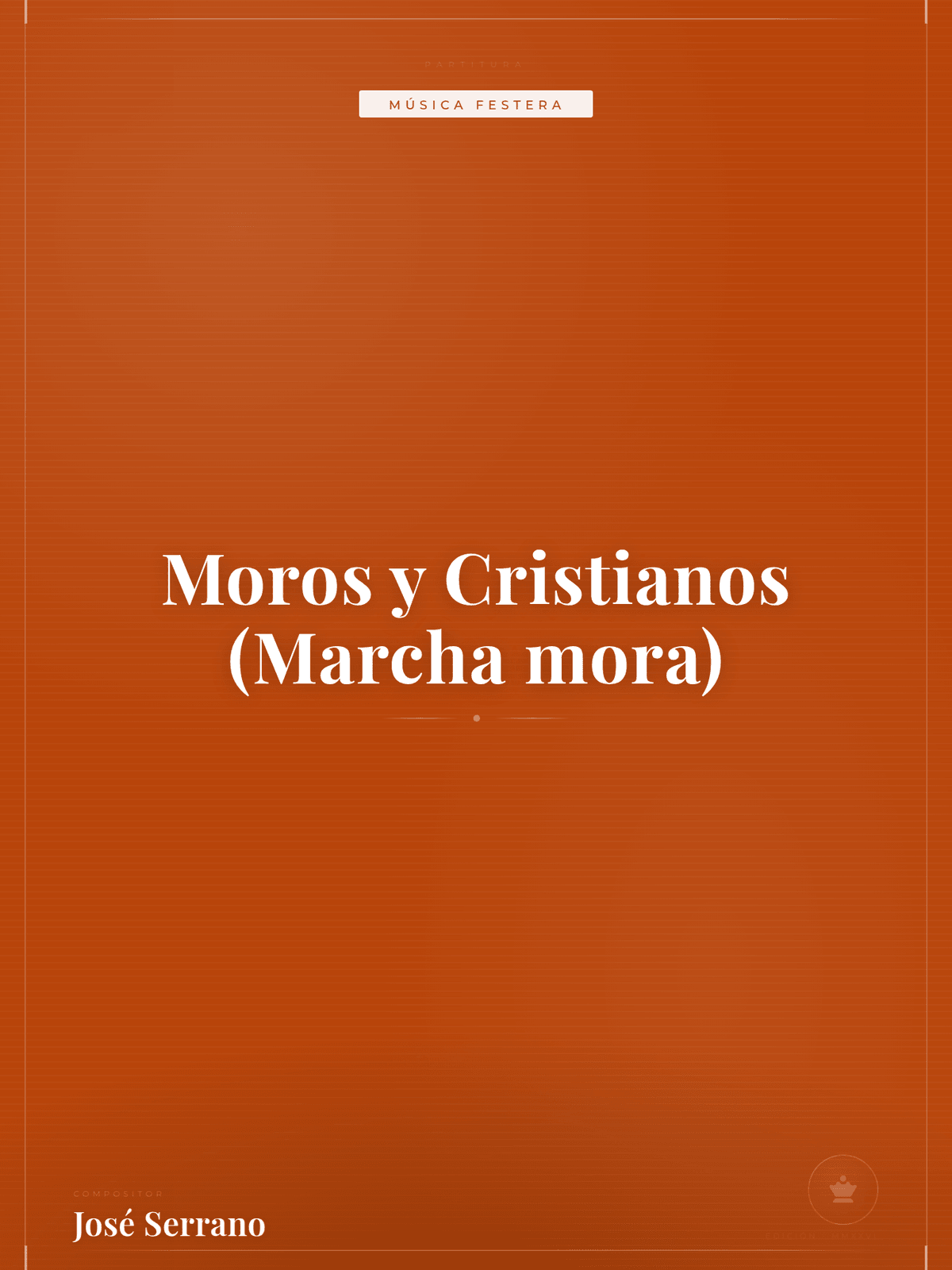Portada de Moros y Cristianos (Marcha mora)