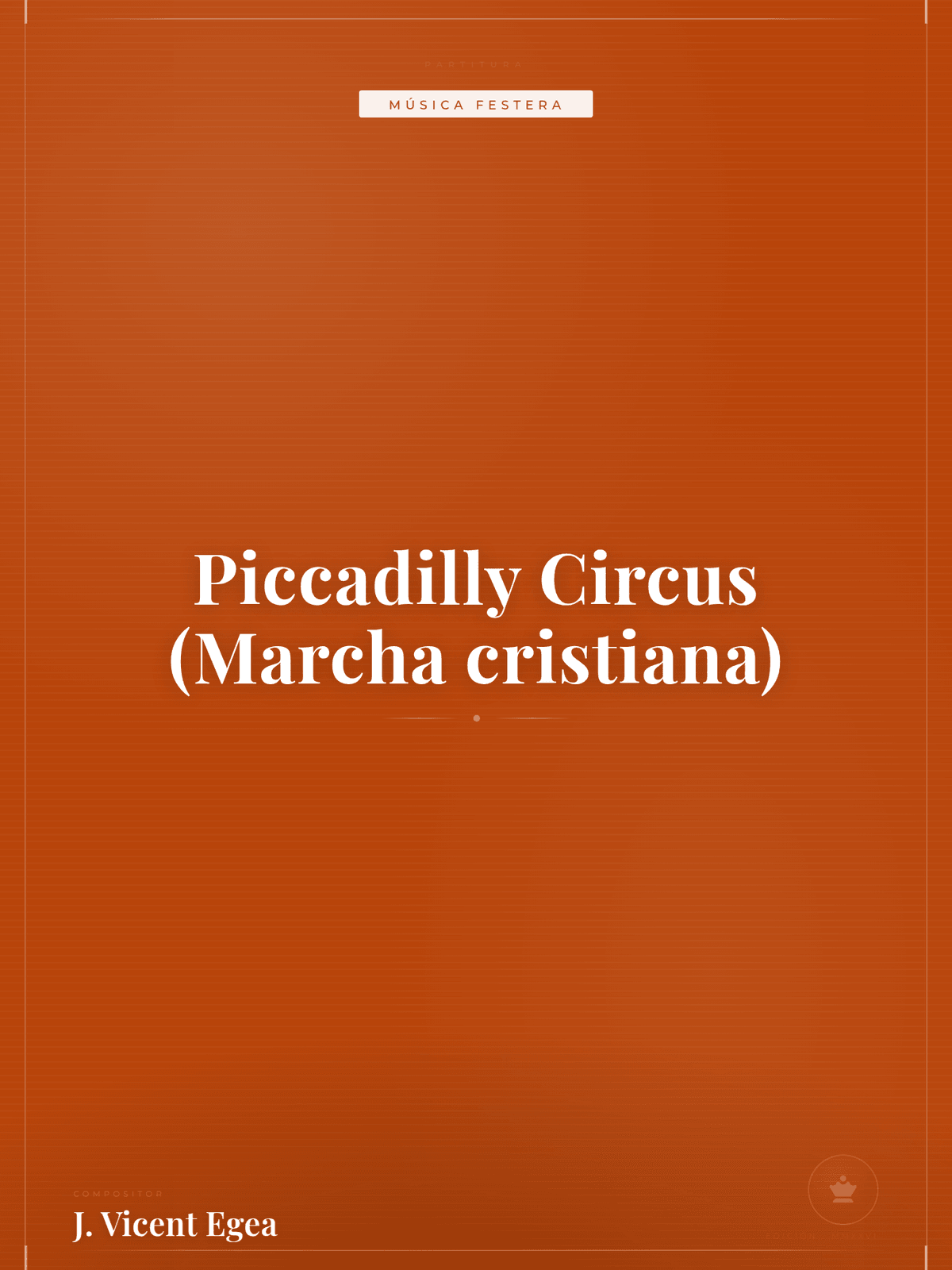 Portada de Piccadilly Circus (Marcha cristiana)