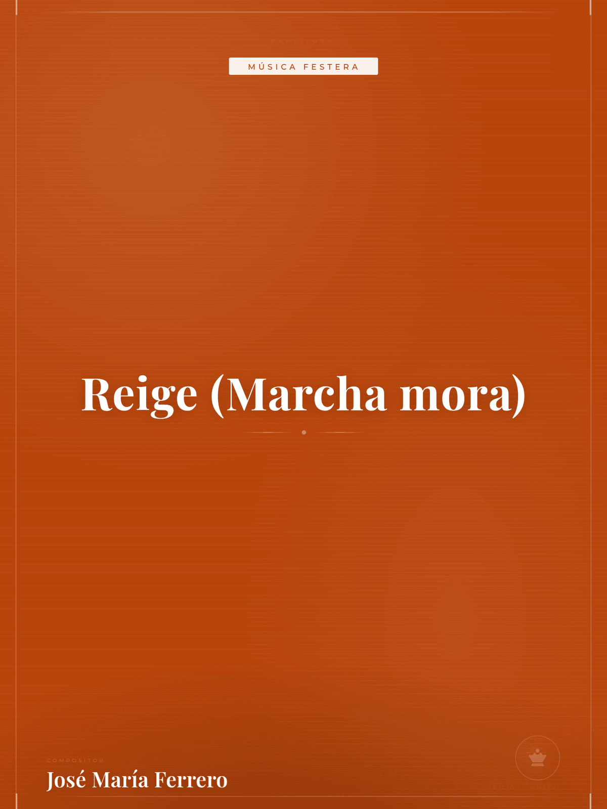 Portada de Reige (Marcha mora)
