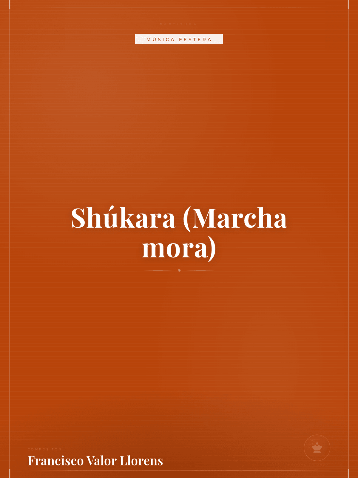 Portada de Shúkara (Marcha mora)