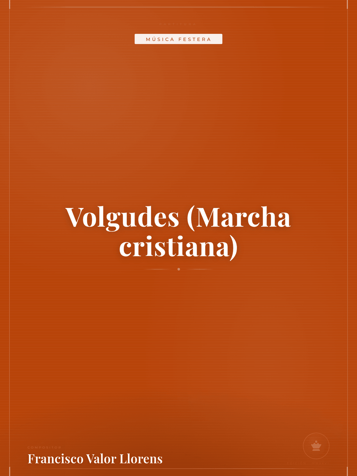 Portada de Volgudes (Marcha cristiana)