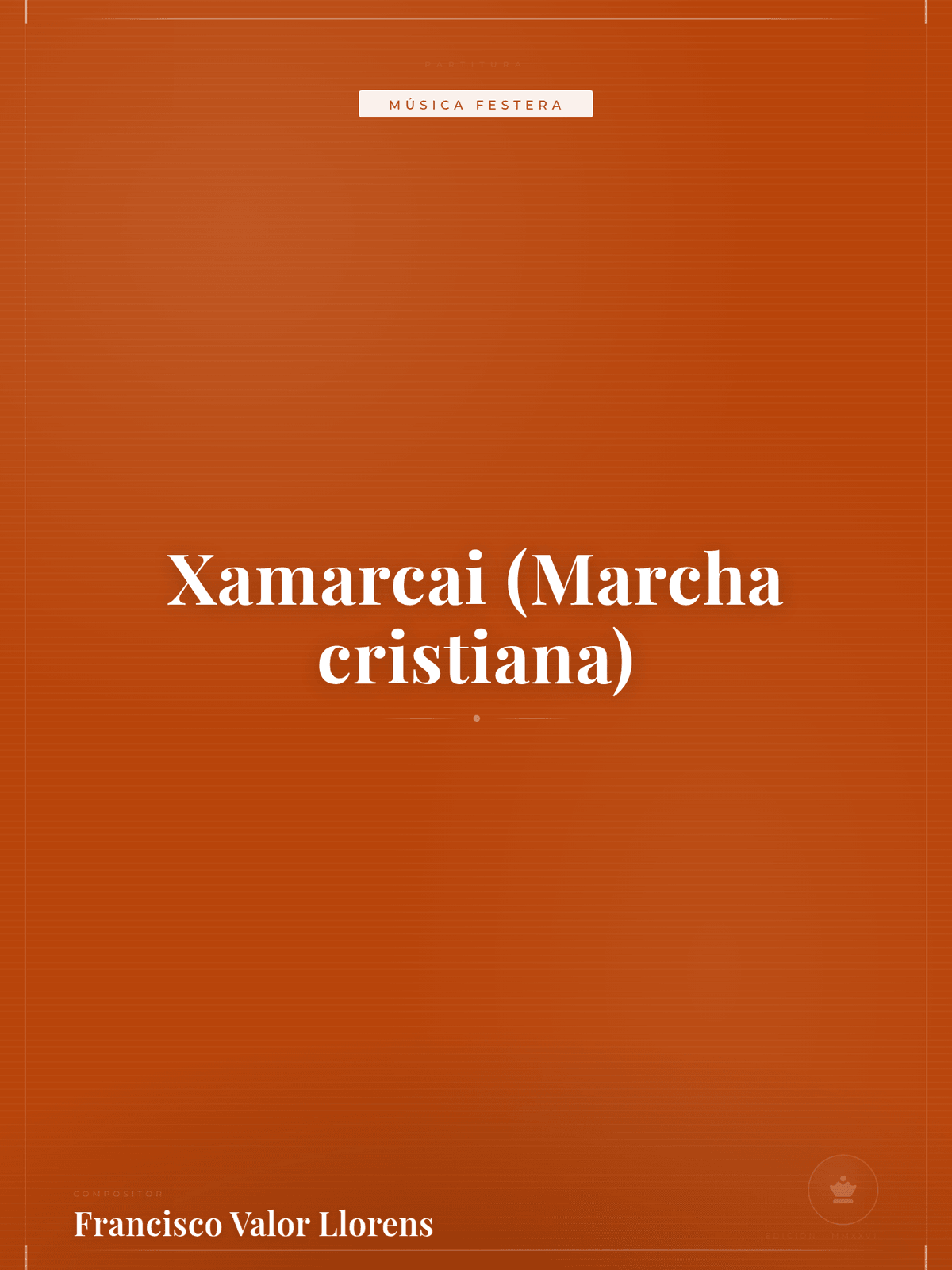 Portada de Xamarcai (Marcha cristiana)