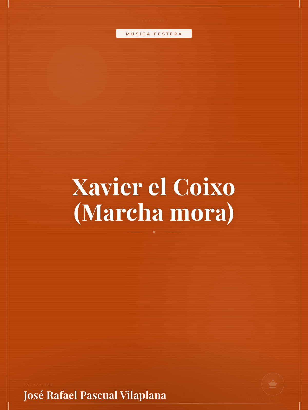 Portada de Xavier el Coixo (Marcha mora)