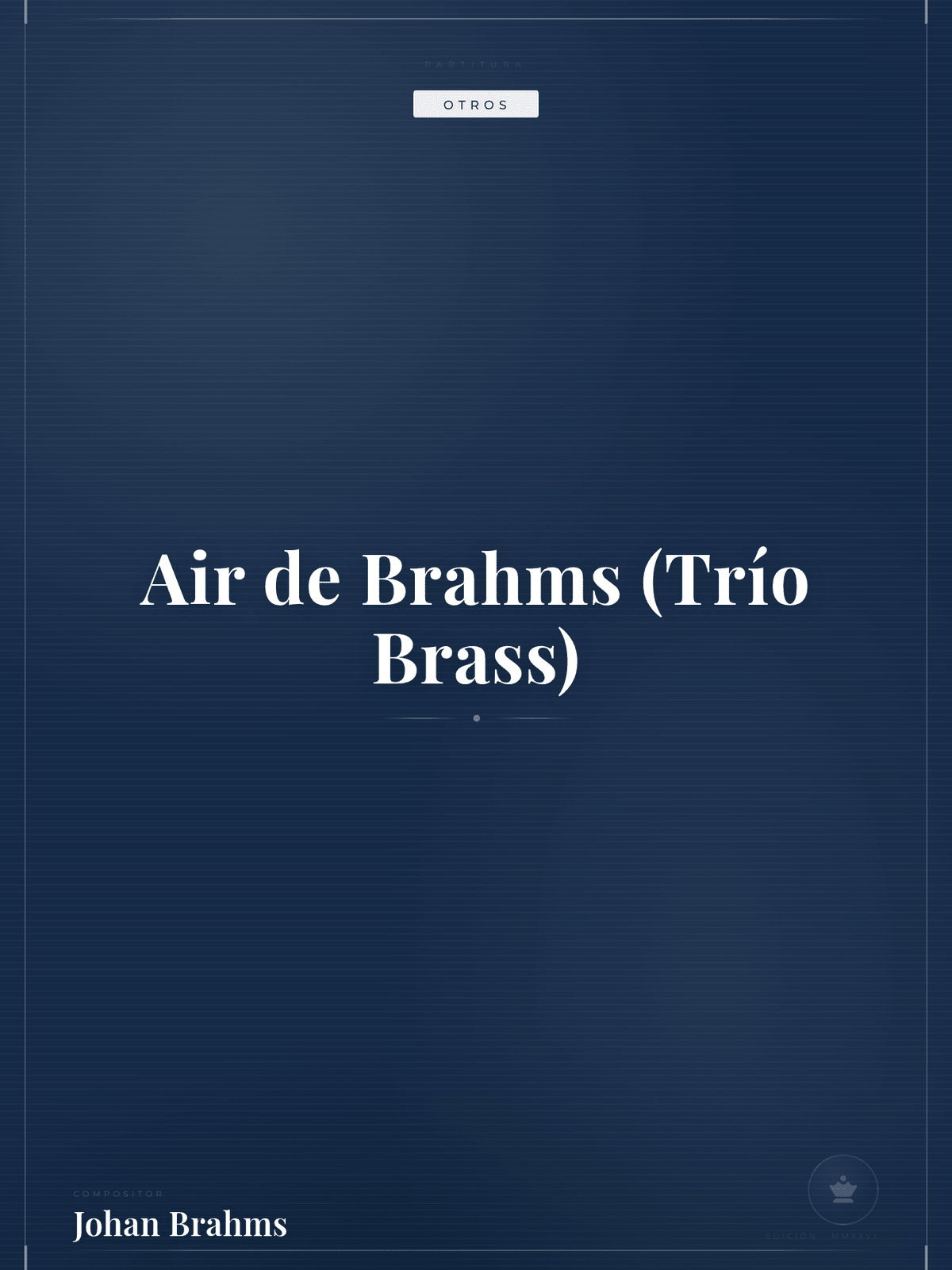 Portada de Air de Brahms (Trío Brass)