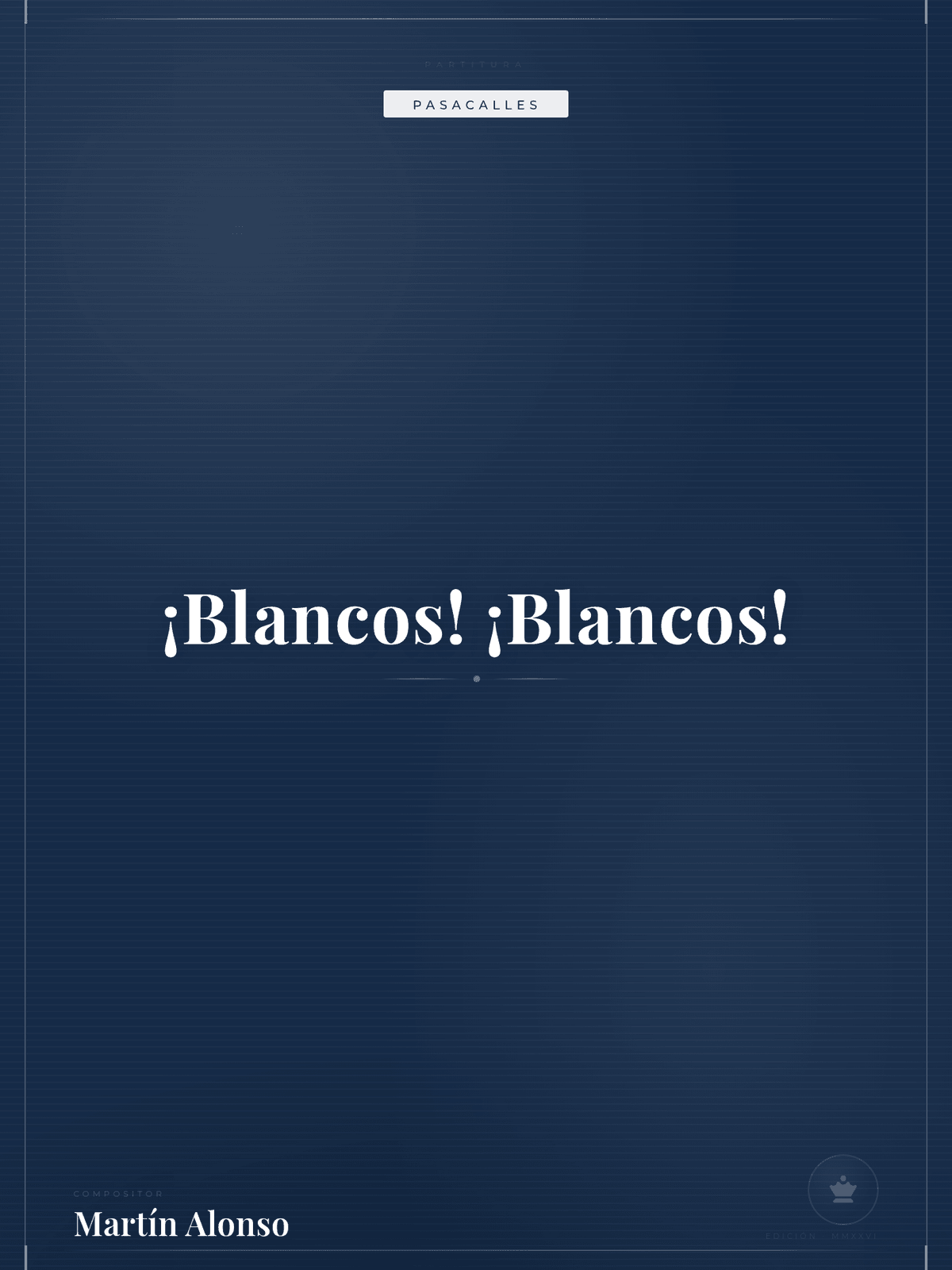 Portada de ¡Blancos! ¡Blancos!
