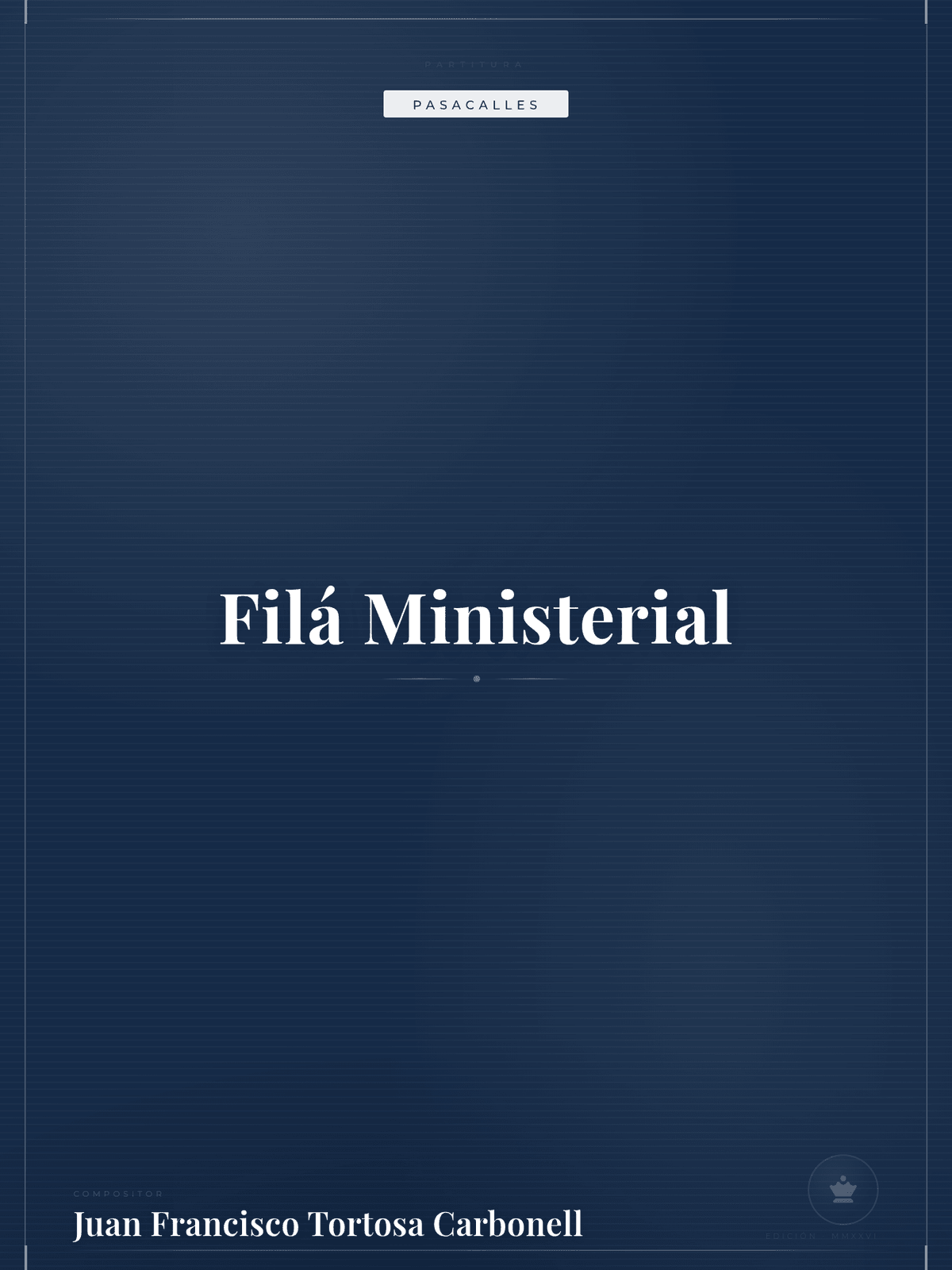 Portada de Filá Ministerial