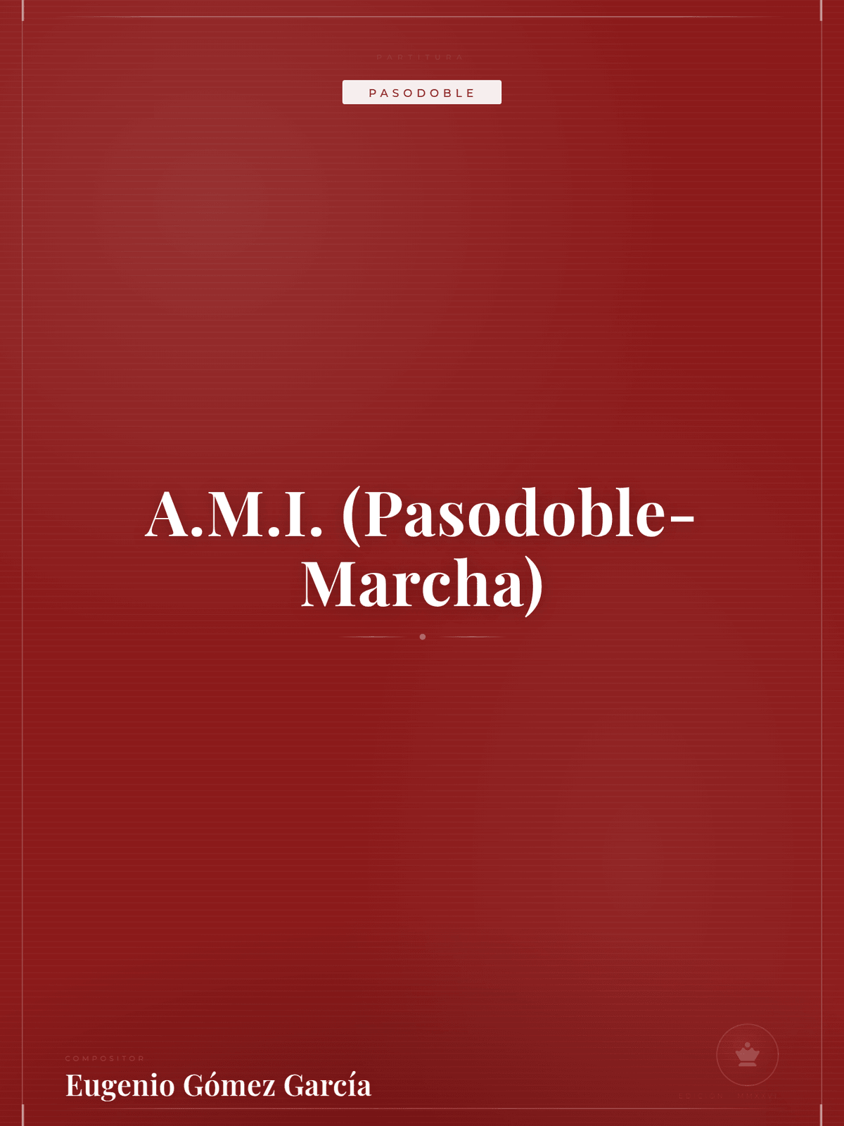 Portada de A.M.I. (Pasodoble-Marcha)