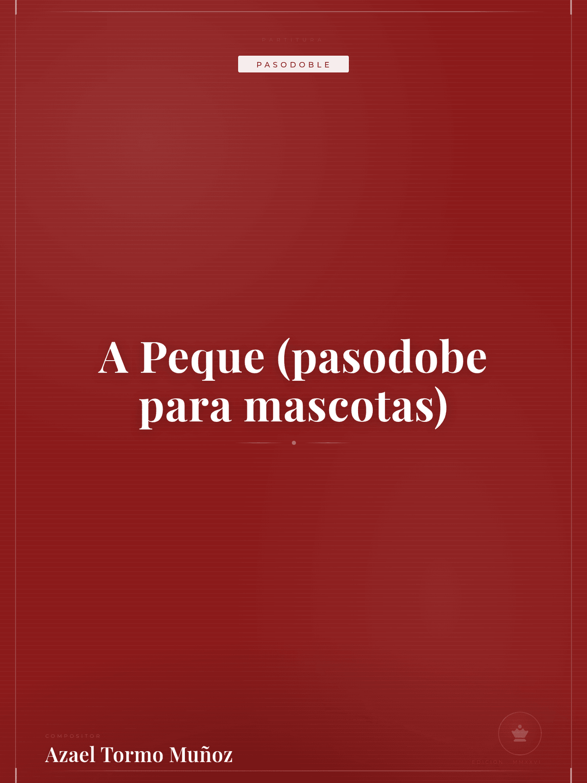 Portada de A Peque (pasodobe para mascotas)