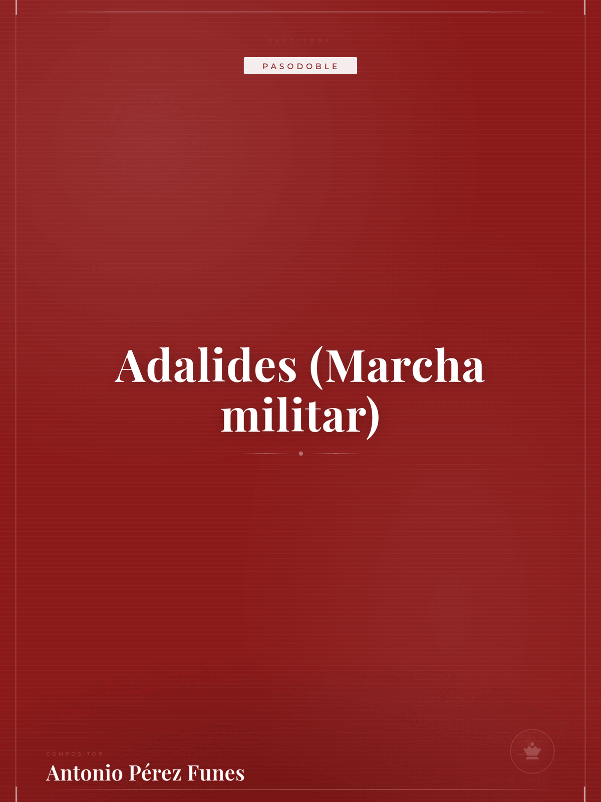 Portada de Adalides (Marcha militar)
