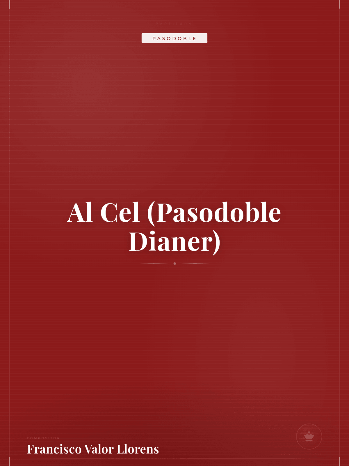Portada de Al Cel (Pasodoble Dianer)