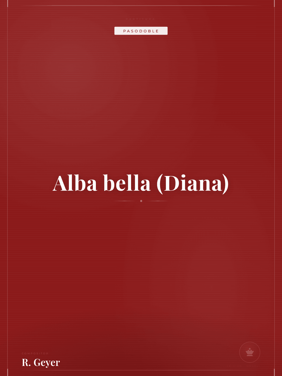 Portada de Alba bella (Diana)