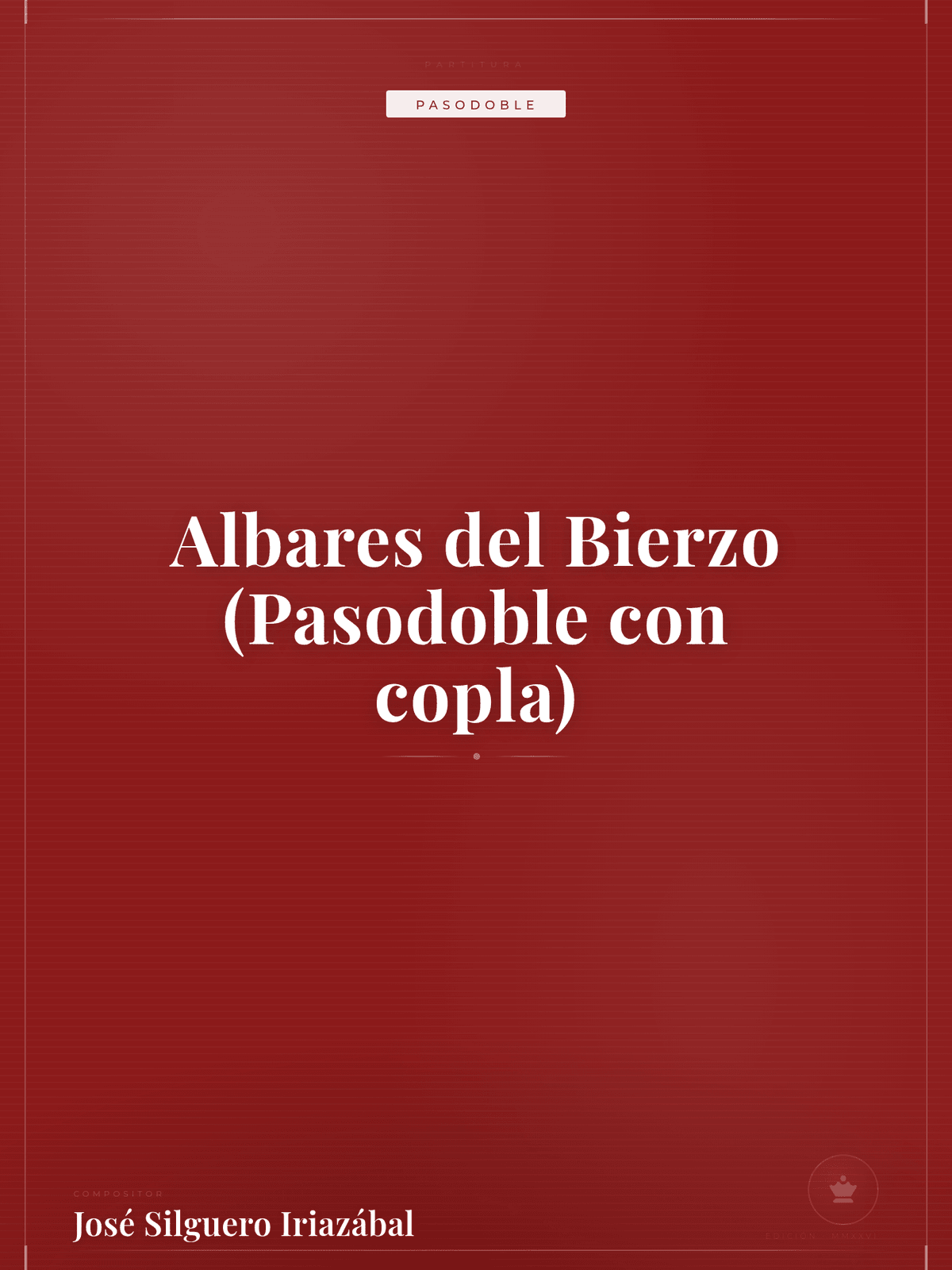 Portada de Albares del Bierzo (Pasodoble con copla)