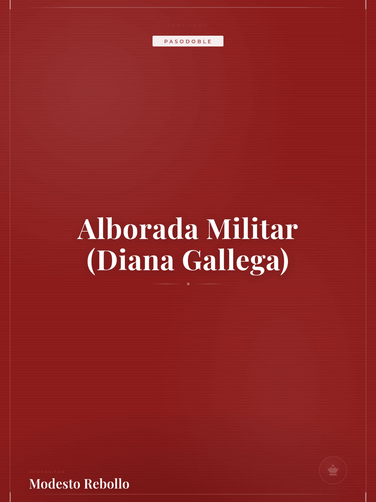 Portada de Alborada Militar (Diana Gallega)