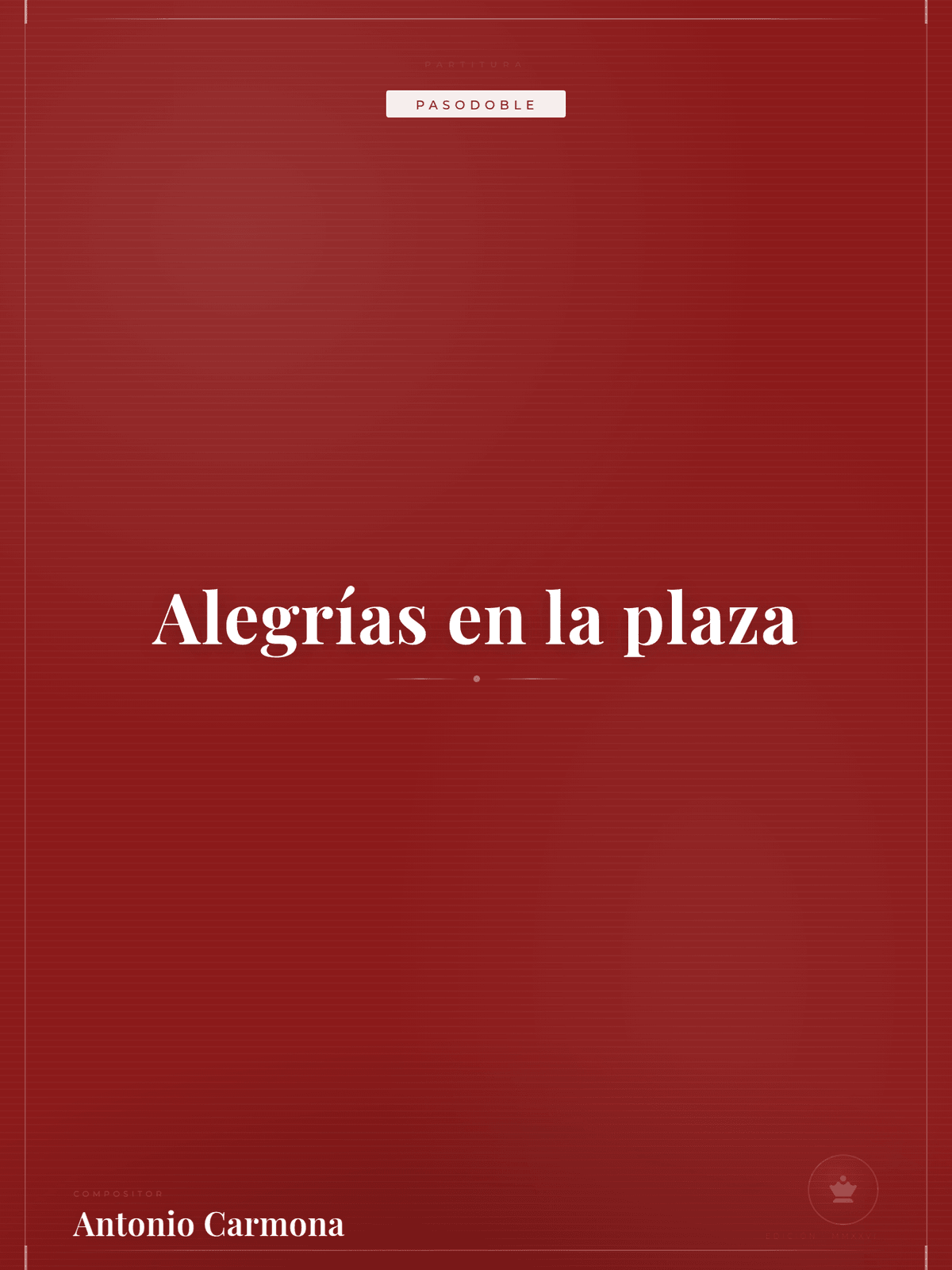 Portada de Alegrías en la plaza