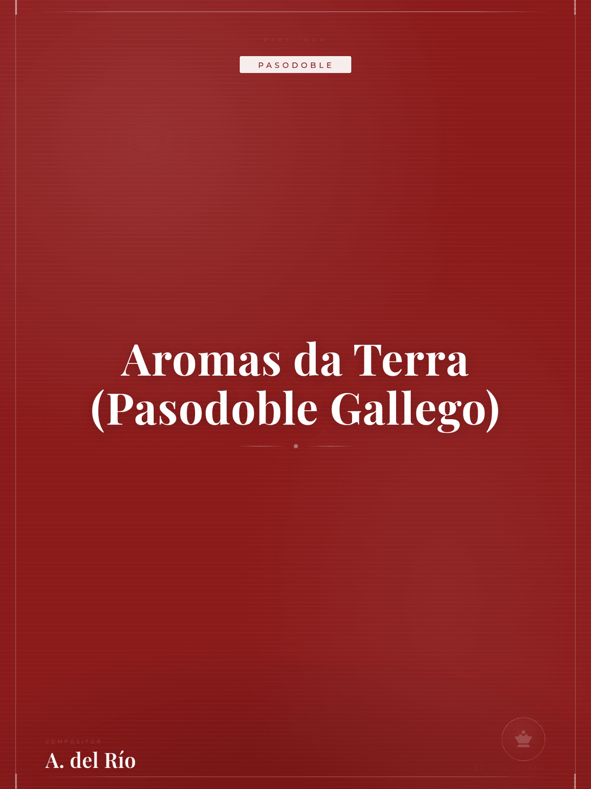 Portada de Aromas da Terra (Pasodoble Gallego)