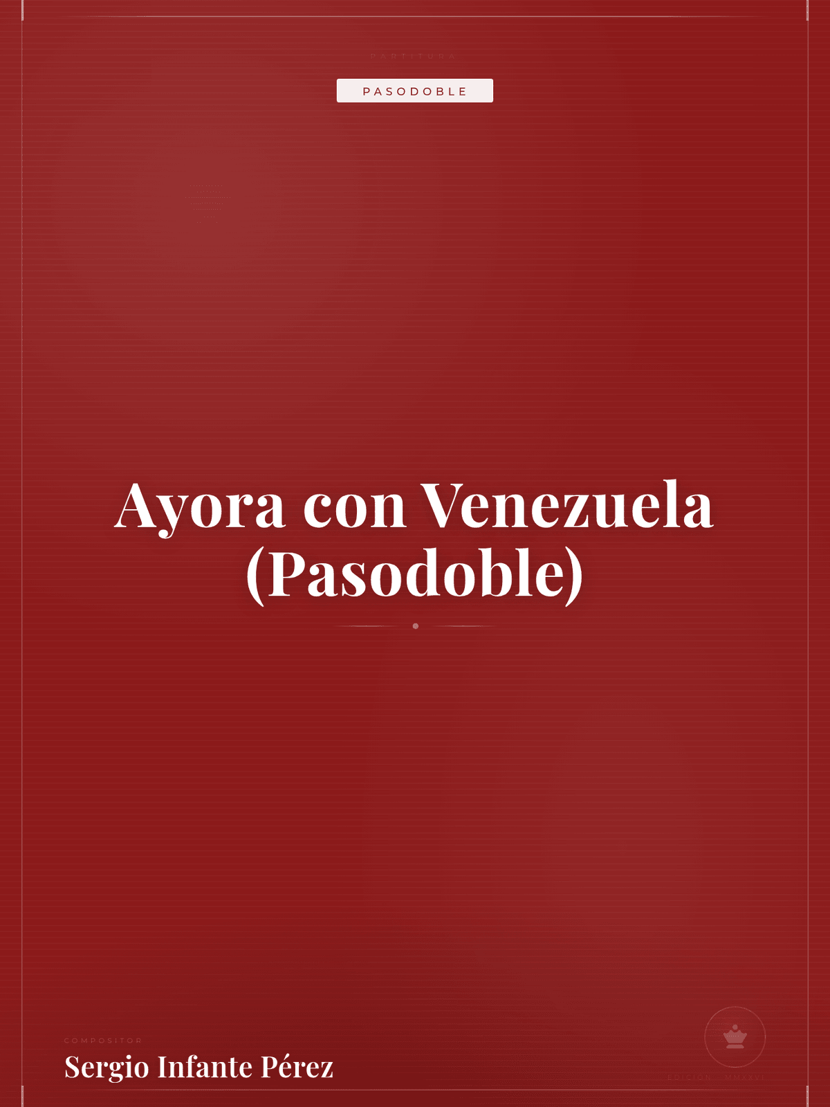 Portada de Ayora con Venezuela (Pasodoble)