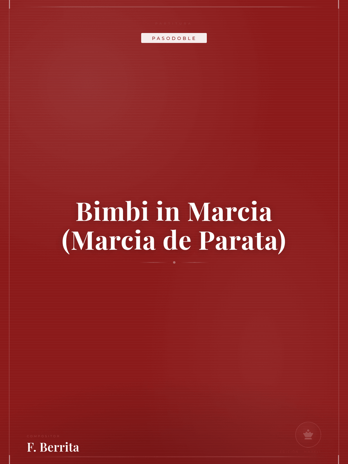 Portada de Bimbi in Marcia (Marcia de Parata)