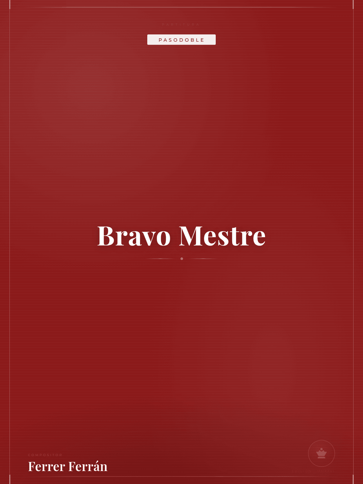 Portada de Bravo Mestre