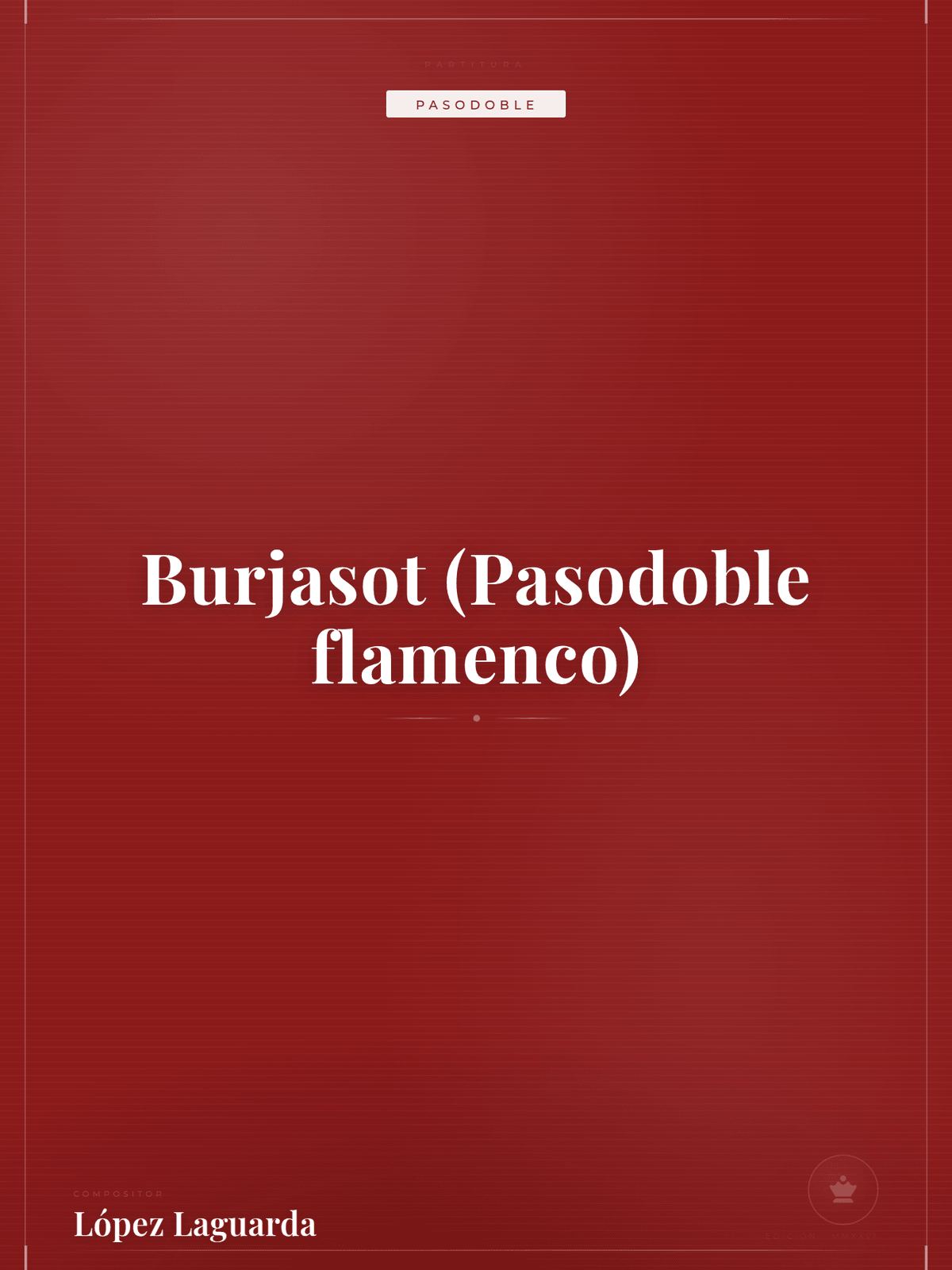 Portada de Burjasot (Pasodoble flamenco)