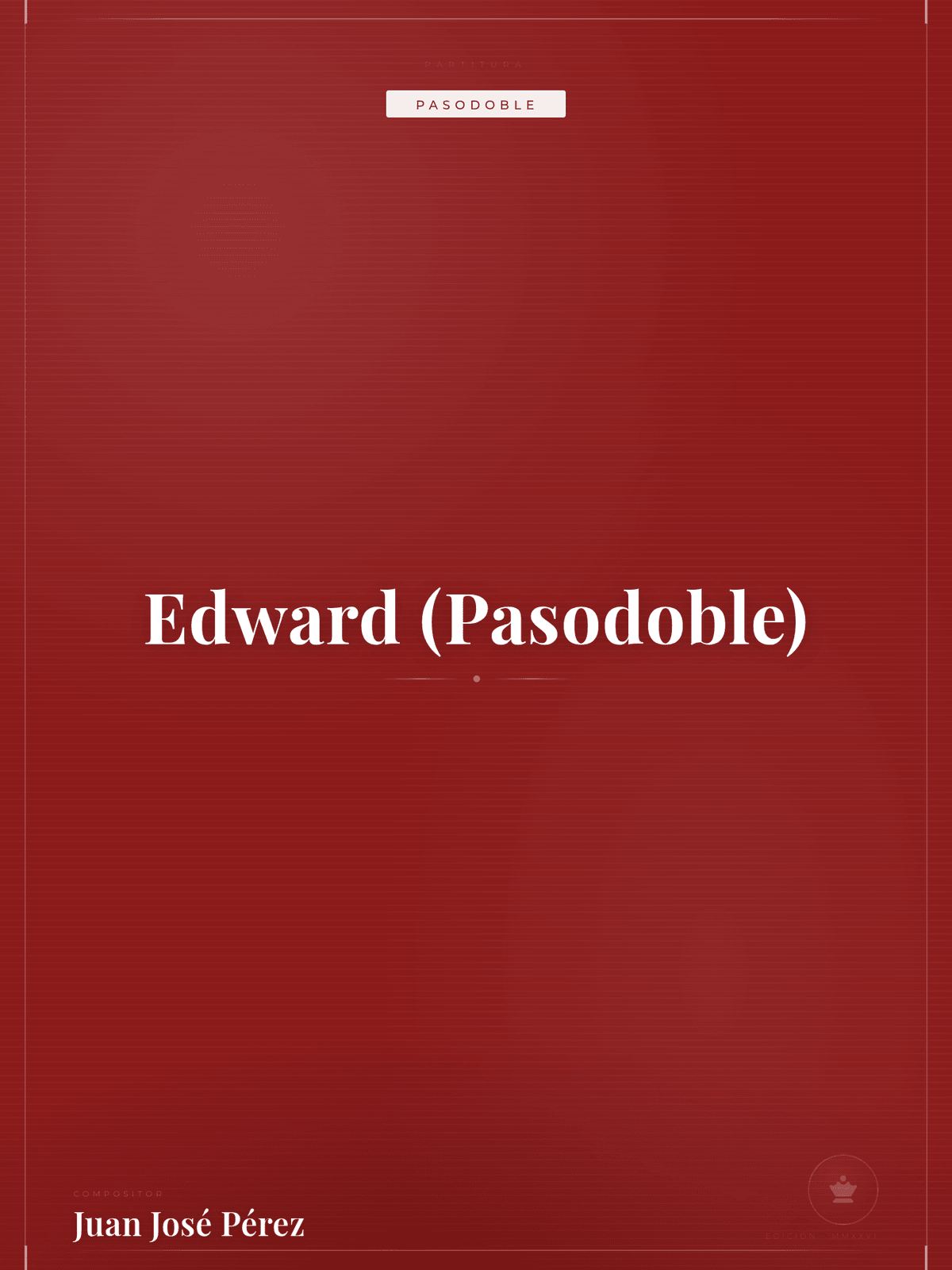 Portada de Edward (Pasodoble)