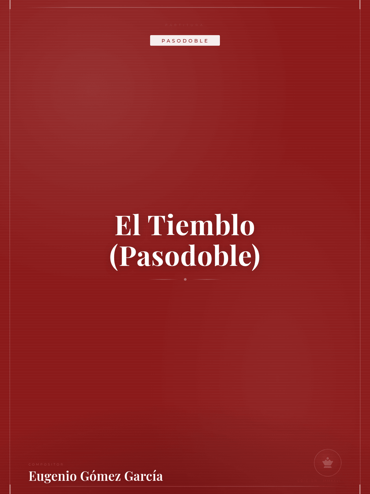 Portada de El Tiemblo (Pasodoble)