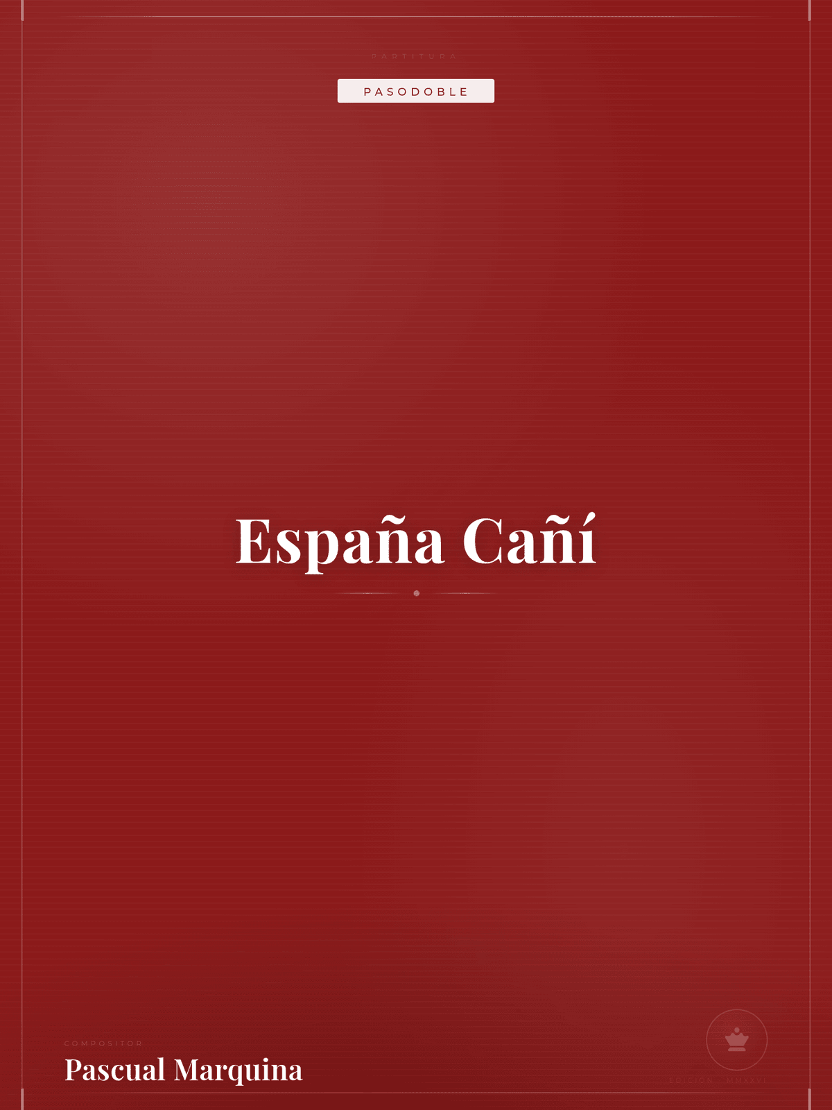 Portada de España Cañí