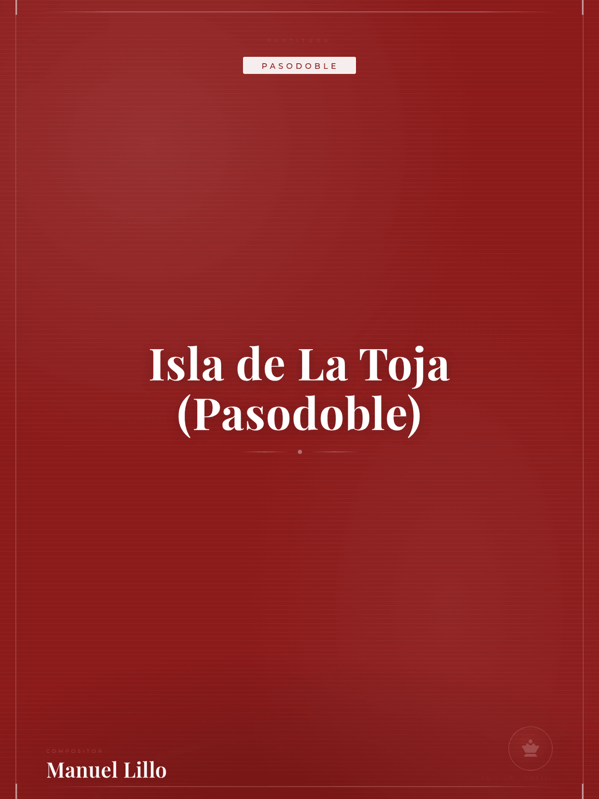 Portada de Isla de La Toja (Pasodoble)