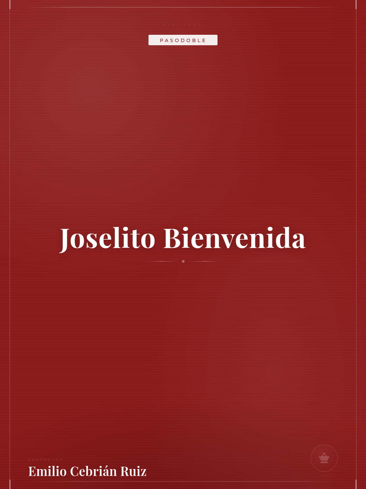 Portada de Joselito Bienvenida