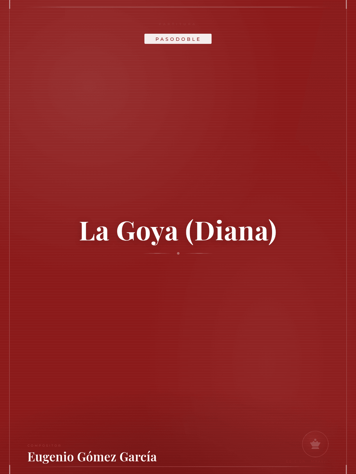 Portada de La Goya (Diana)