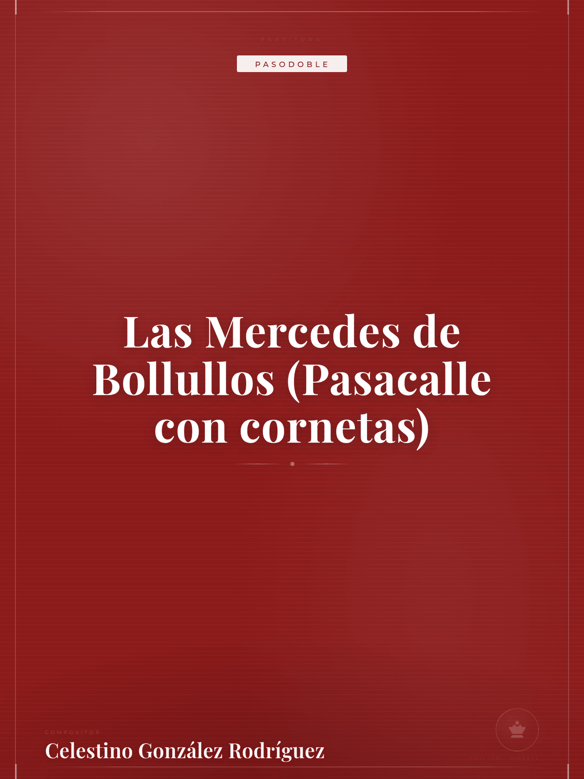 Portada de Las Mercedes de Bollullos (Pasacalle con cornetas)